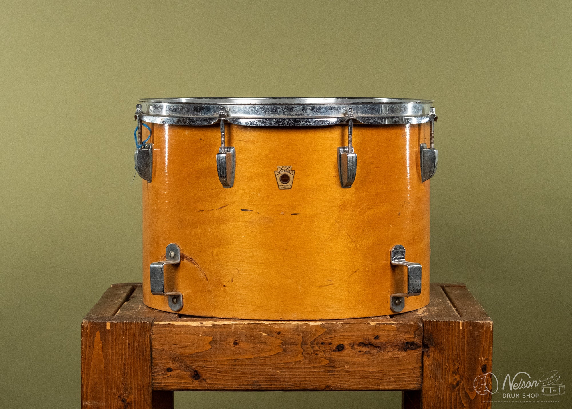 1960s Ludwig Timp Tom in Natural - 10x15