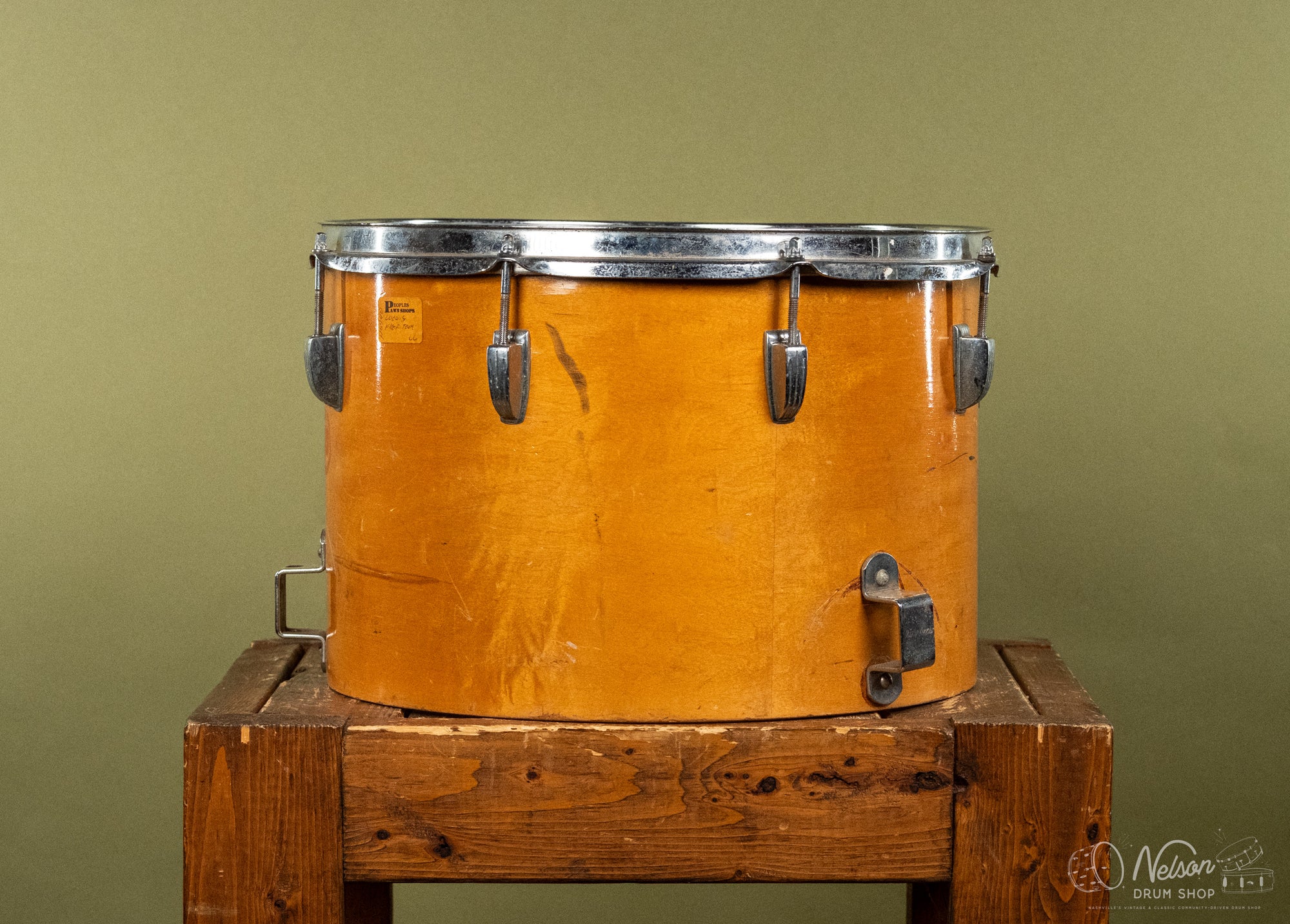 1960s Ludwig Timp Tom in Natural - 10x15