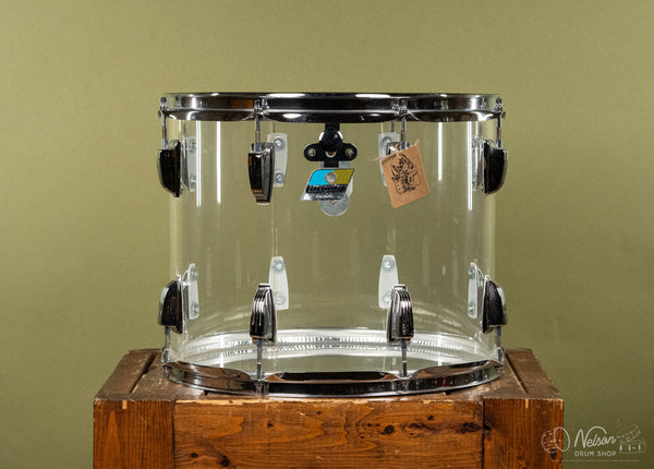 1970s Ludwig Vistalite Tom in Clear - 12x15