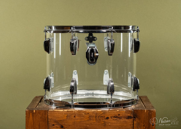 1970s Ludwig Vistalite Tom in Clear - 12x15