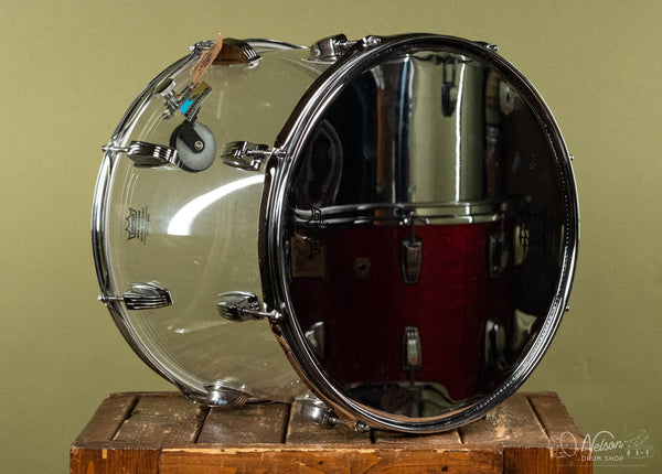 1970s Ludwig Vistalite Tom in Clear - 12x15