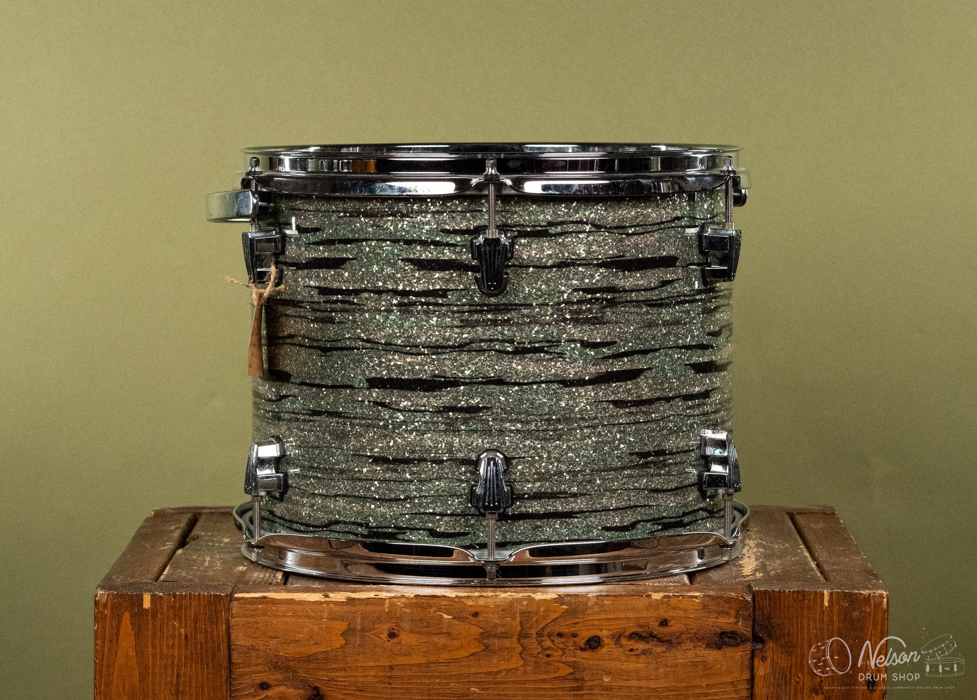 Used Ludwig Keystone Tom in Mint Oyster Pearl - 9x13