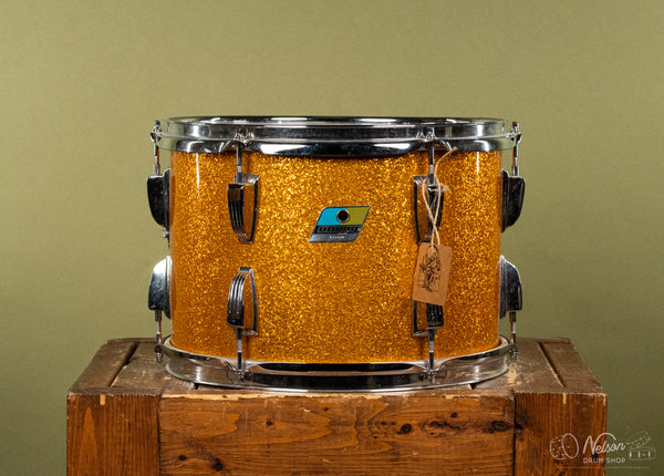 1970s Ludwig Tom in Gold Sparkle - 9x13