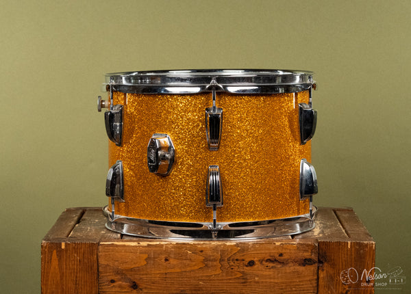 1970s Ludwig Tom in Gold Sparkle - 9x13