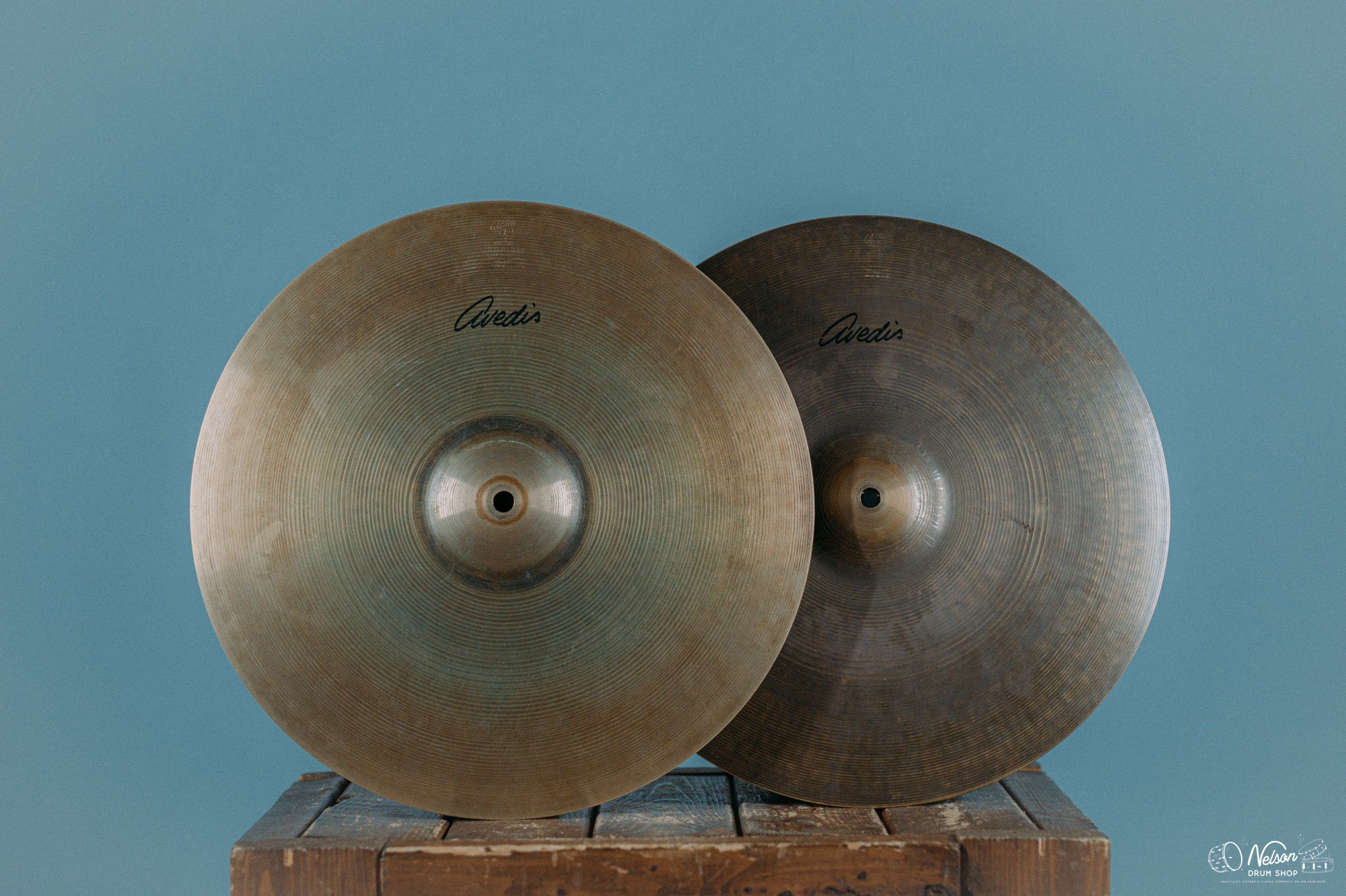 Used Zildjian Avedis Hi-Hats - 15"