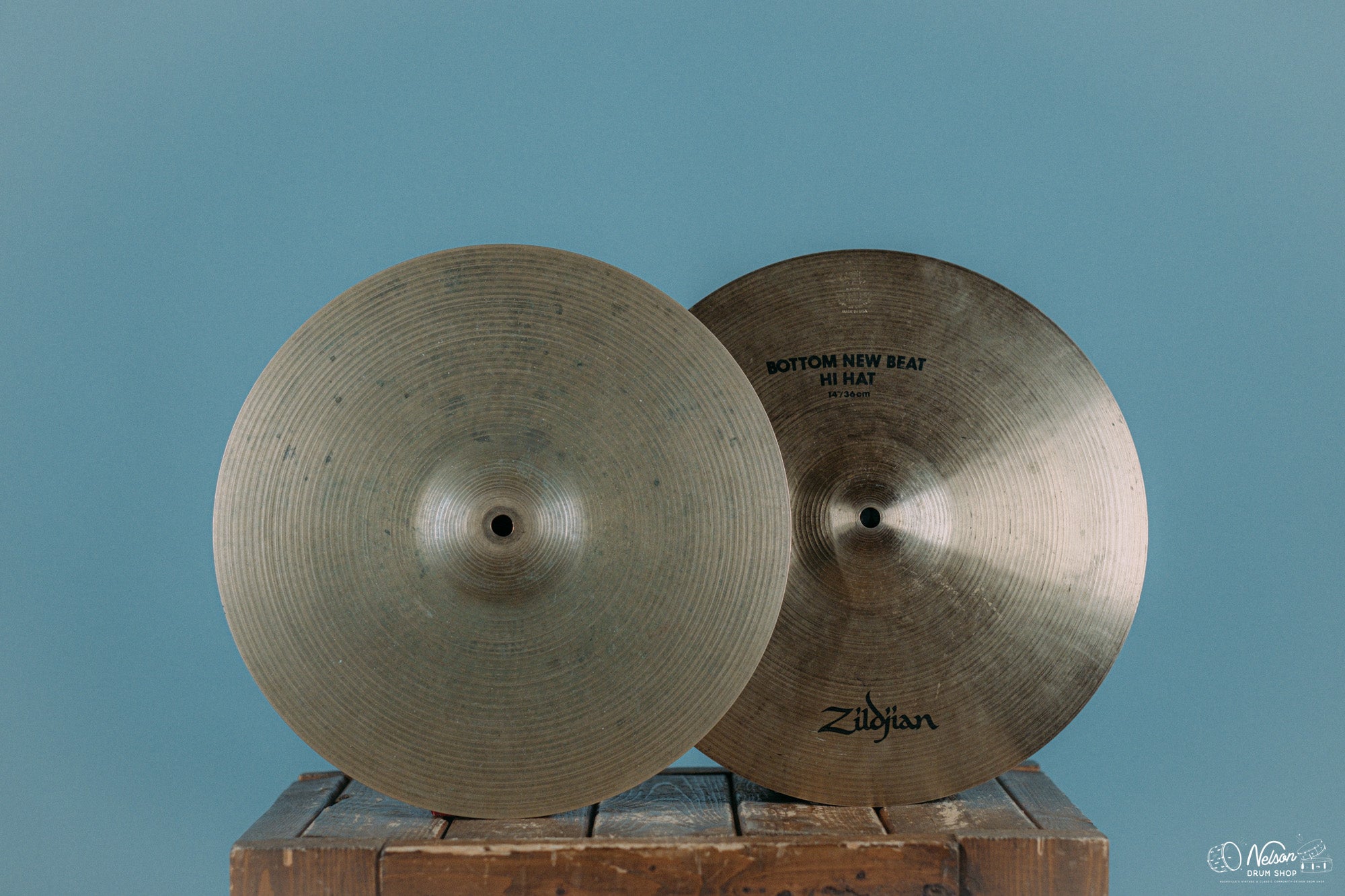 1970's/1980's Zildjian 'New Beat' Hi Hats - 14"