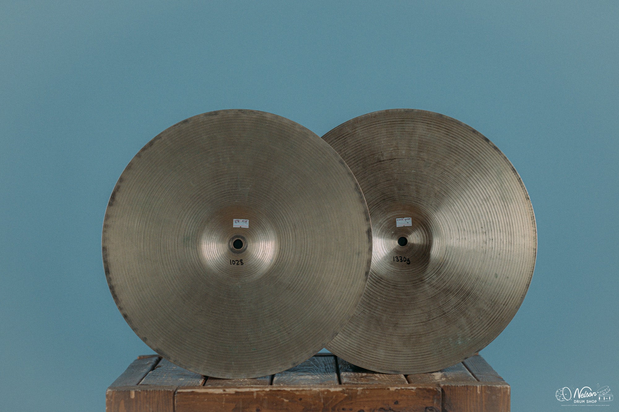 1970's/1980's Zildjian 'New Beat' Hi Hats - 14"