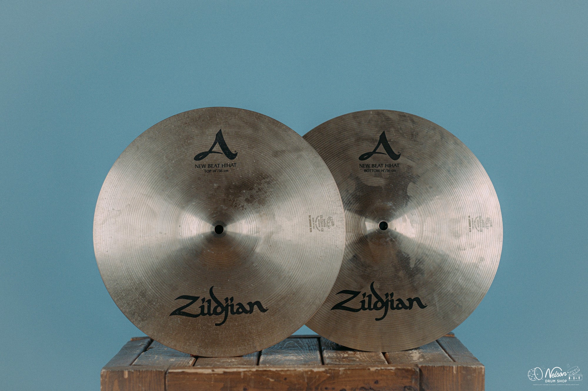 Used Zildjian A New Beat Hi-hats - 14"