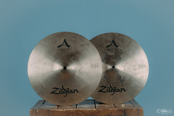 Used Zildjian A New Beat Hi-hats - 14"