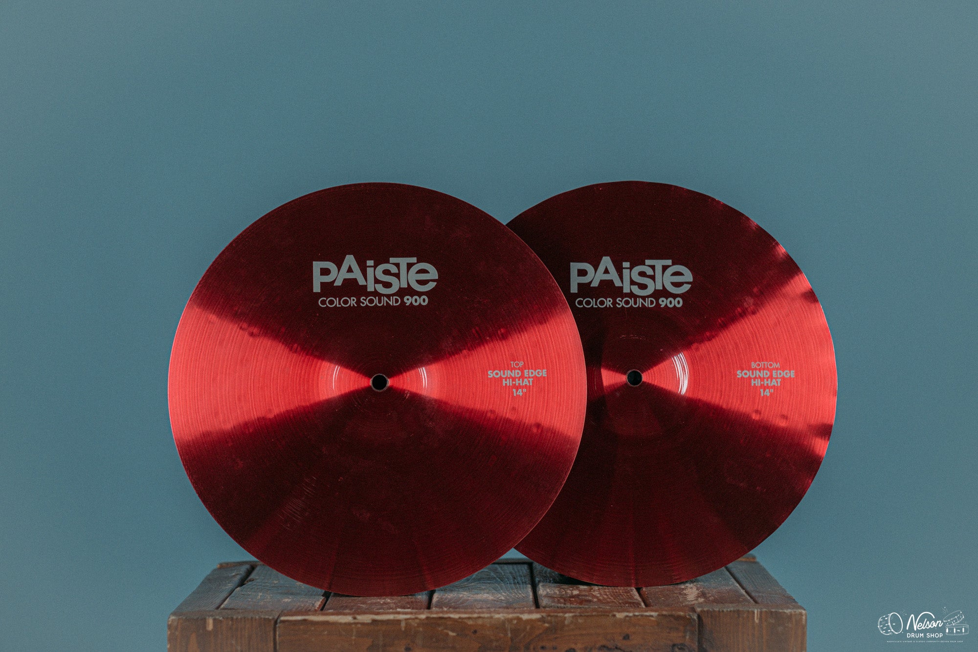 Used Paiste Color Sound 900 Hi Hats (Red) - 14"