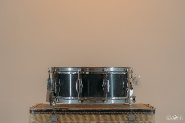 1970s Fibes Martin Era Crystalite Black 5x14