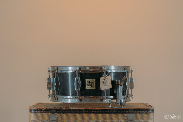 1970s Fibes Martin Era Crystalite Black 5x14