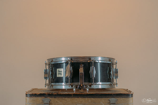 1970s Fibes Martin Era Crystalite Black 5x14