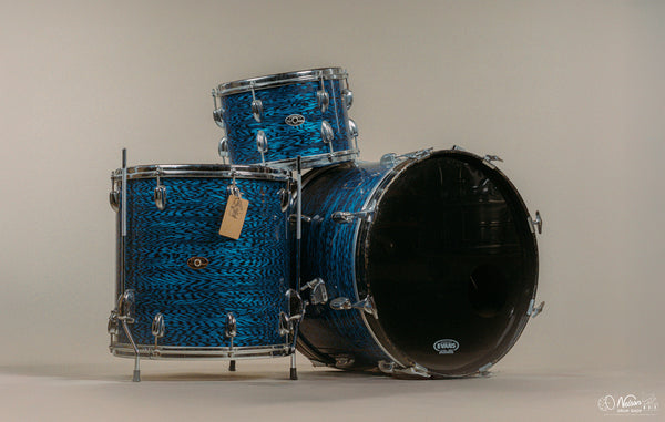 1960/70s Slingerland 'Joe Cusatis Outfit' in Blue Agate Pearl - 14x20, 16x16, 8x12