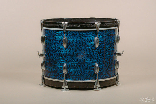 1960/70s Slingerland 'Joe Cusatis Outfit' in Blue Agate Pearl - 14x20, 16x16, 8x12