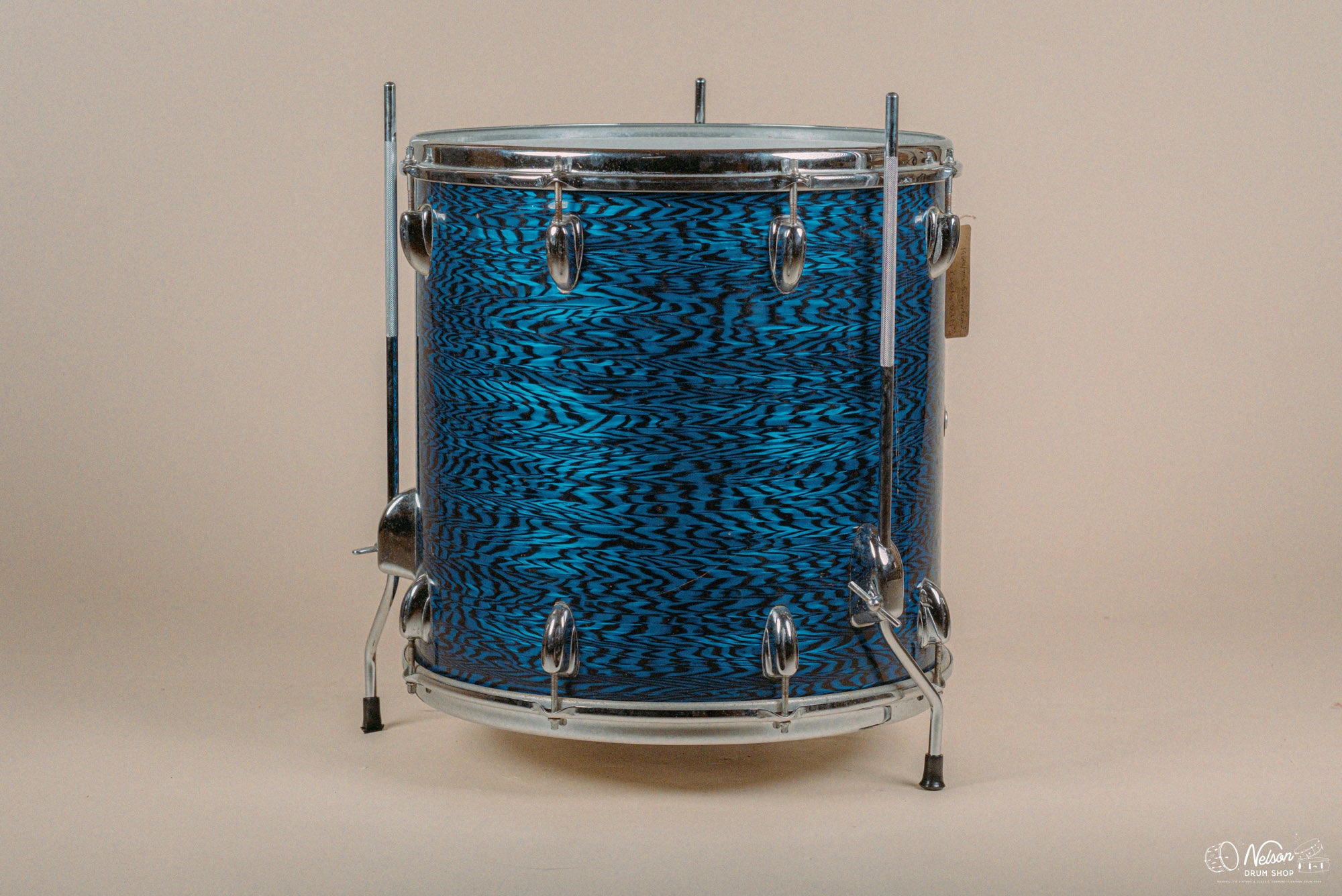 1960/70s Slingerland 'Joe Cusatis Outfit' in Blue Agate Pearl - 14x20, 16x16, 8x12