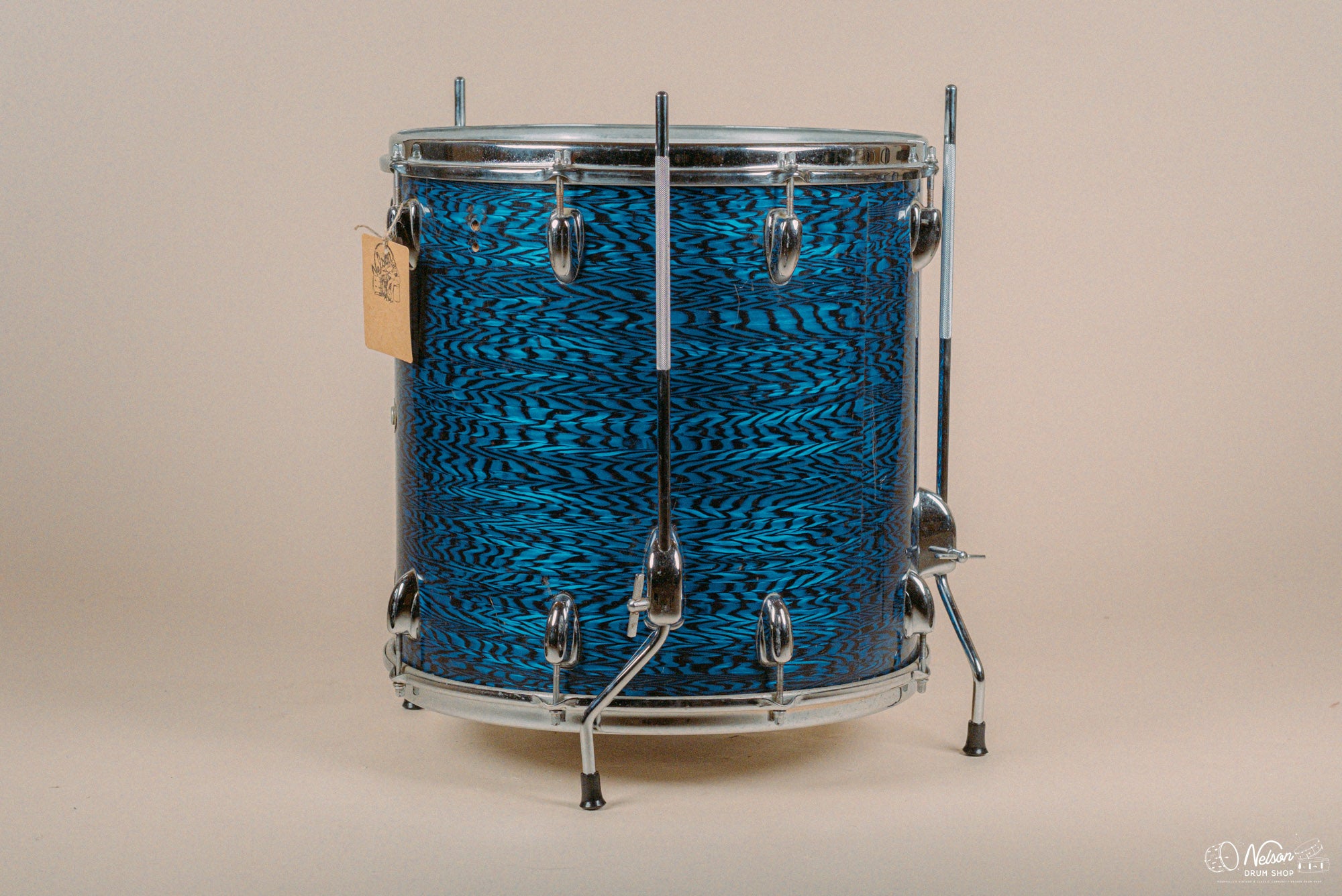 1960/70s Slingerland 'Joe Cusatis Outfit' in Blue Agate Pearl - 14x20, 16x16, 8x12