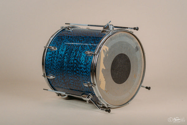 1960/70s Slingerland 'Joe Cusatis Outfit' in Blue Agate Pearl - 14x20, 16x16, 8x12