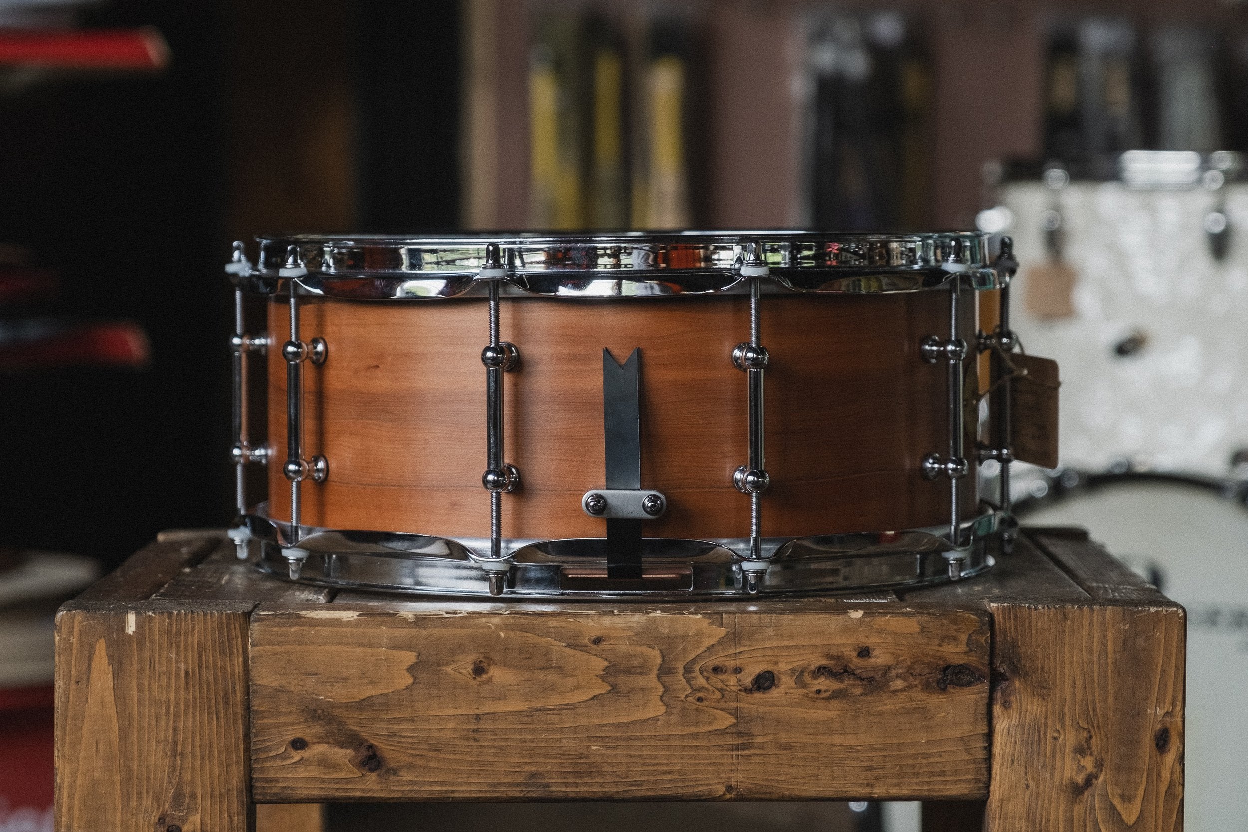 Hard Knocks Old Growth Maple Snare in Tineo Veneer - 6x14