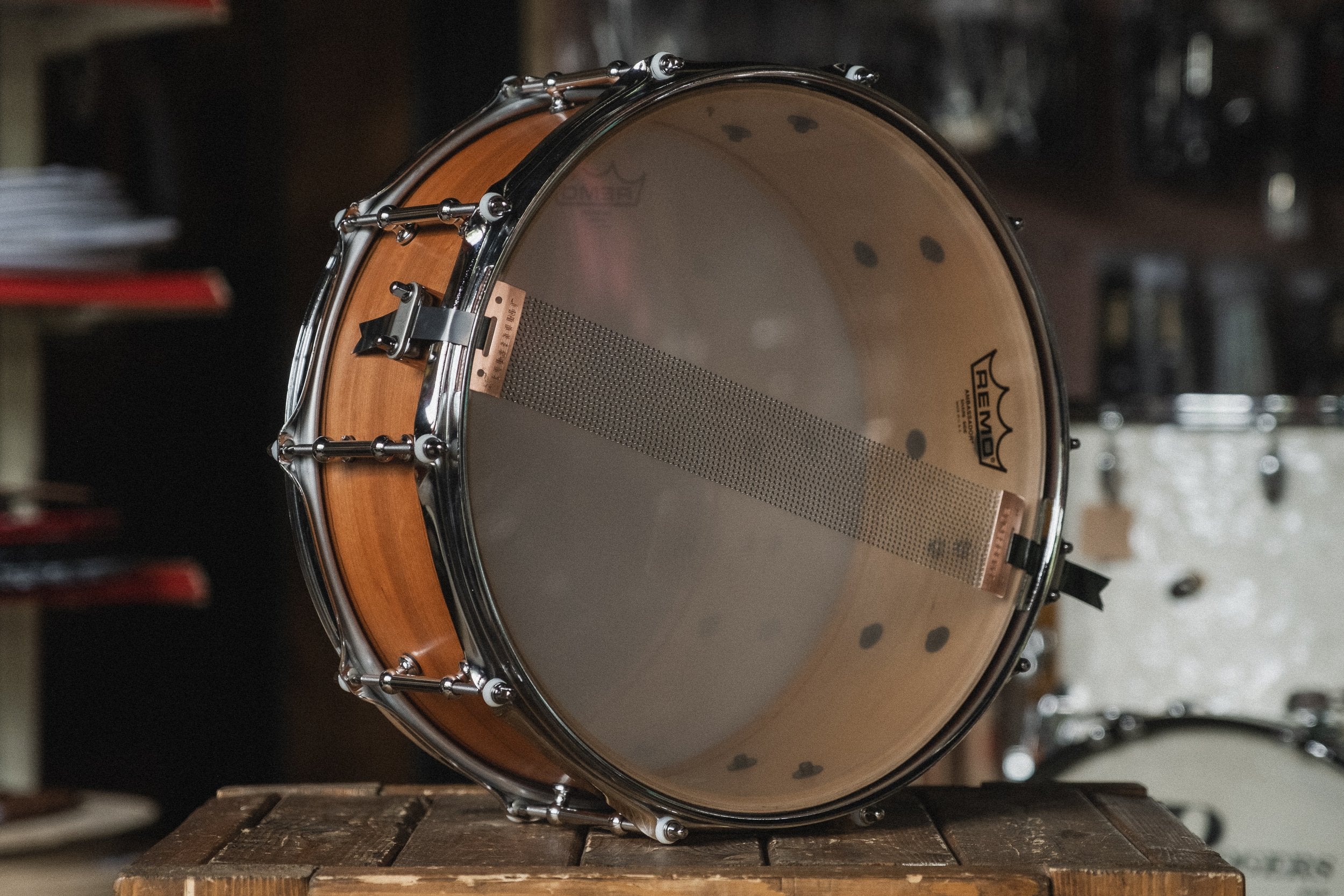 Hard Knocks Old Growth Maple Snare in Tineo Veneer - 6x14