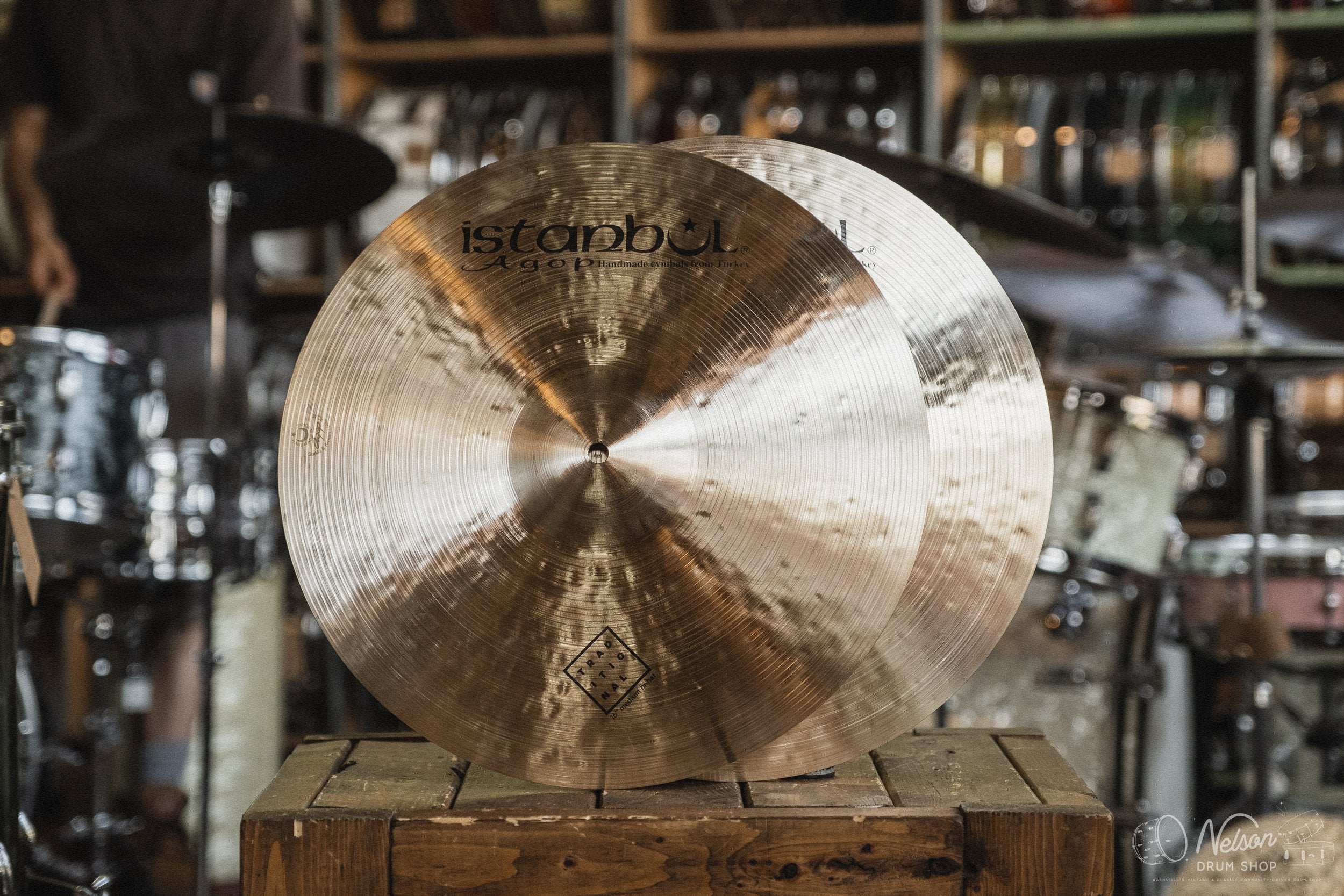 Istanbul Agop Traditional Medium Hi-Hat - 16"