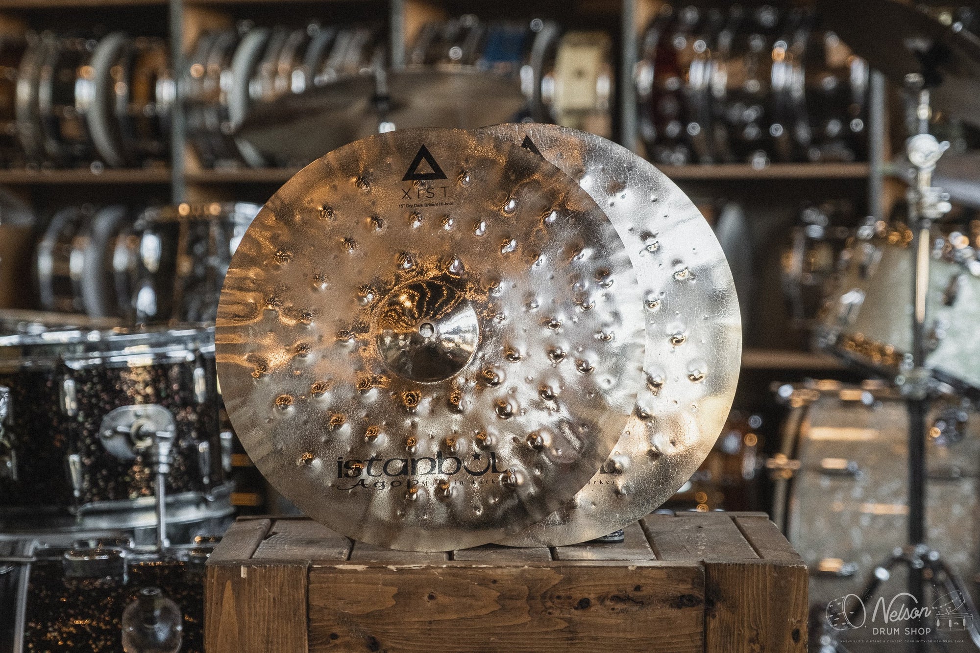 Istanbul Agop Xist Dry Dark Brilliant Hi-Hats - 15”