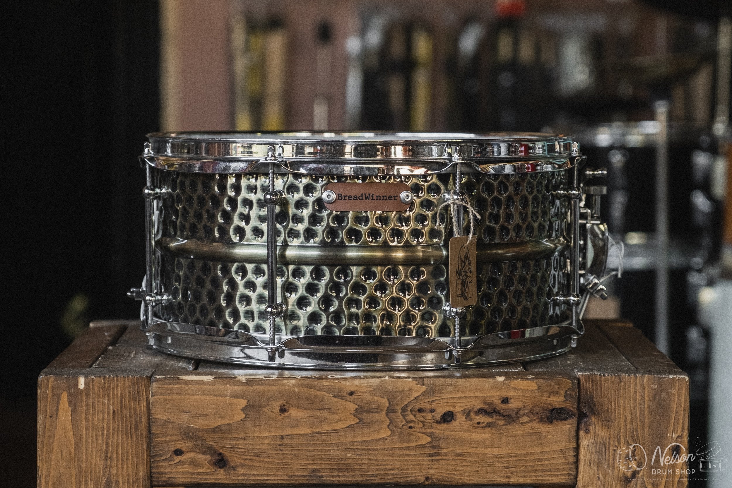 BreadWinner Hammered Brass 'HamBra' 8 Lug - 6.5x14