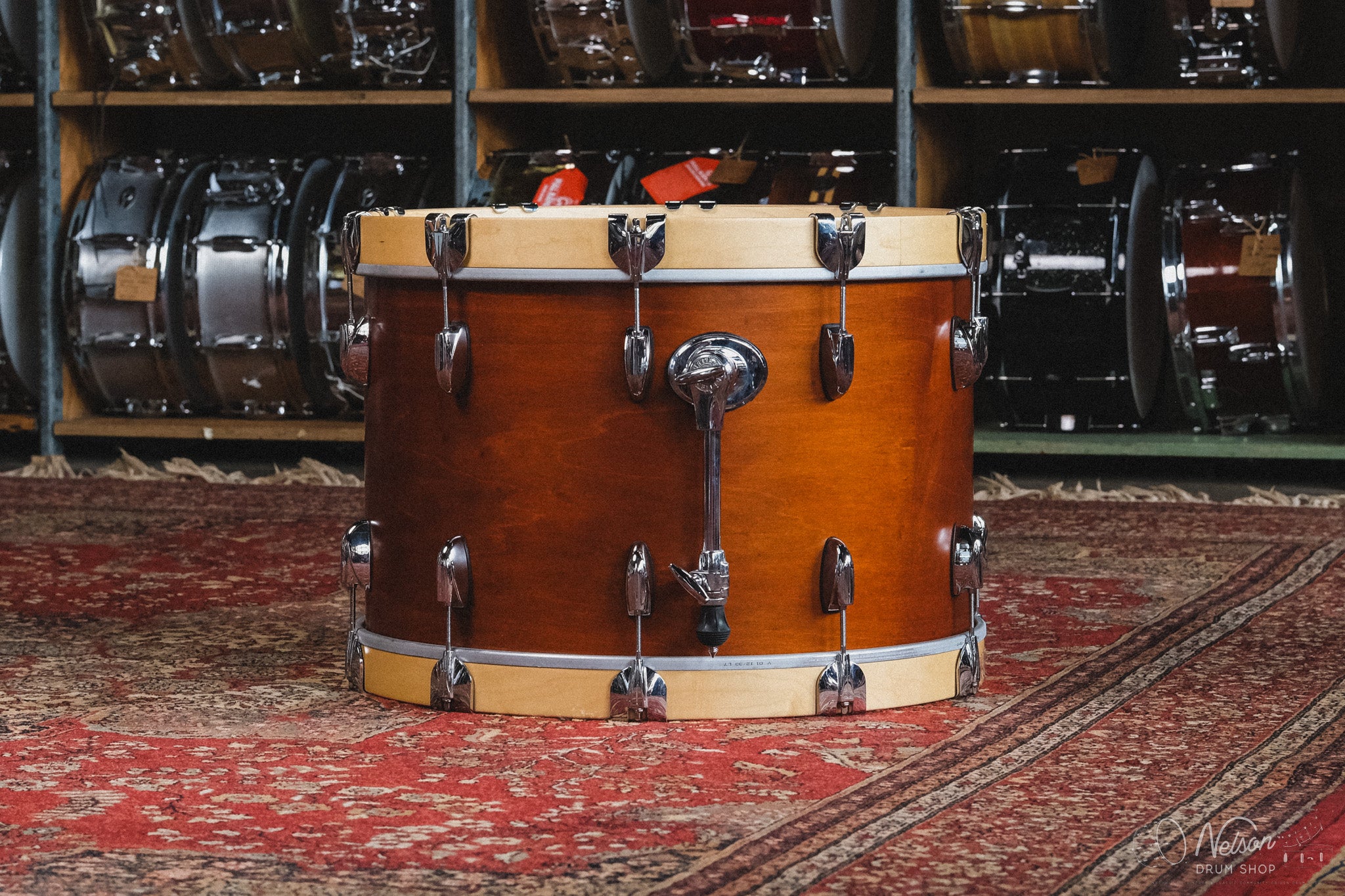 Used Gretsch Brooklyn in Mahogany Satin - 14x22, 9x13, 16x16