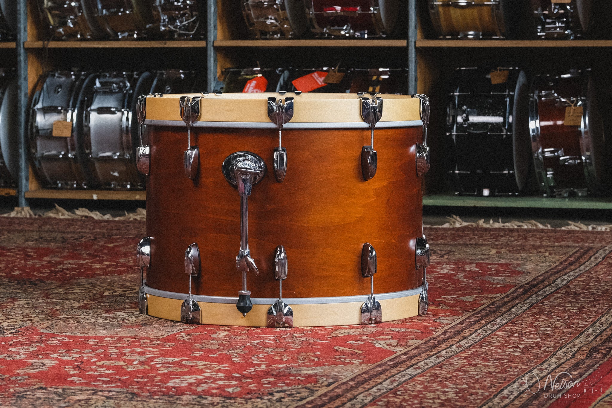 Used Gretsch Brooklyn in Mahogany Satin - 14x22, 9x13, 16x16