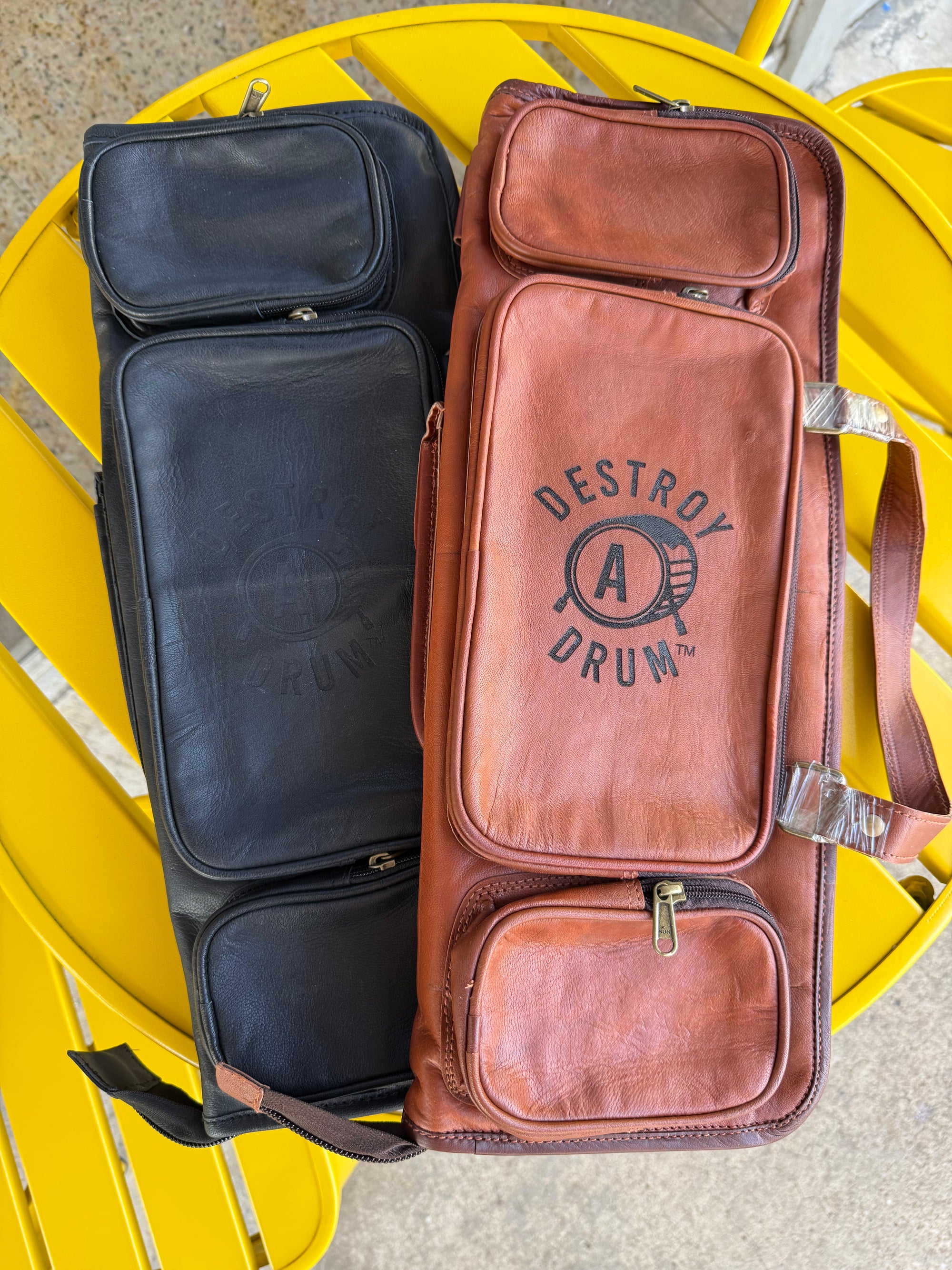 Destroy A Drum Leather Stick Bags