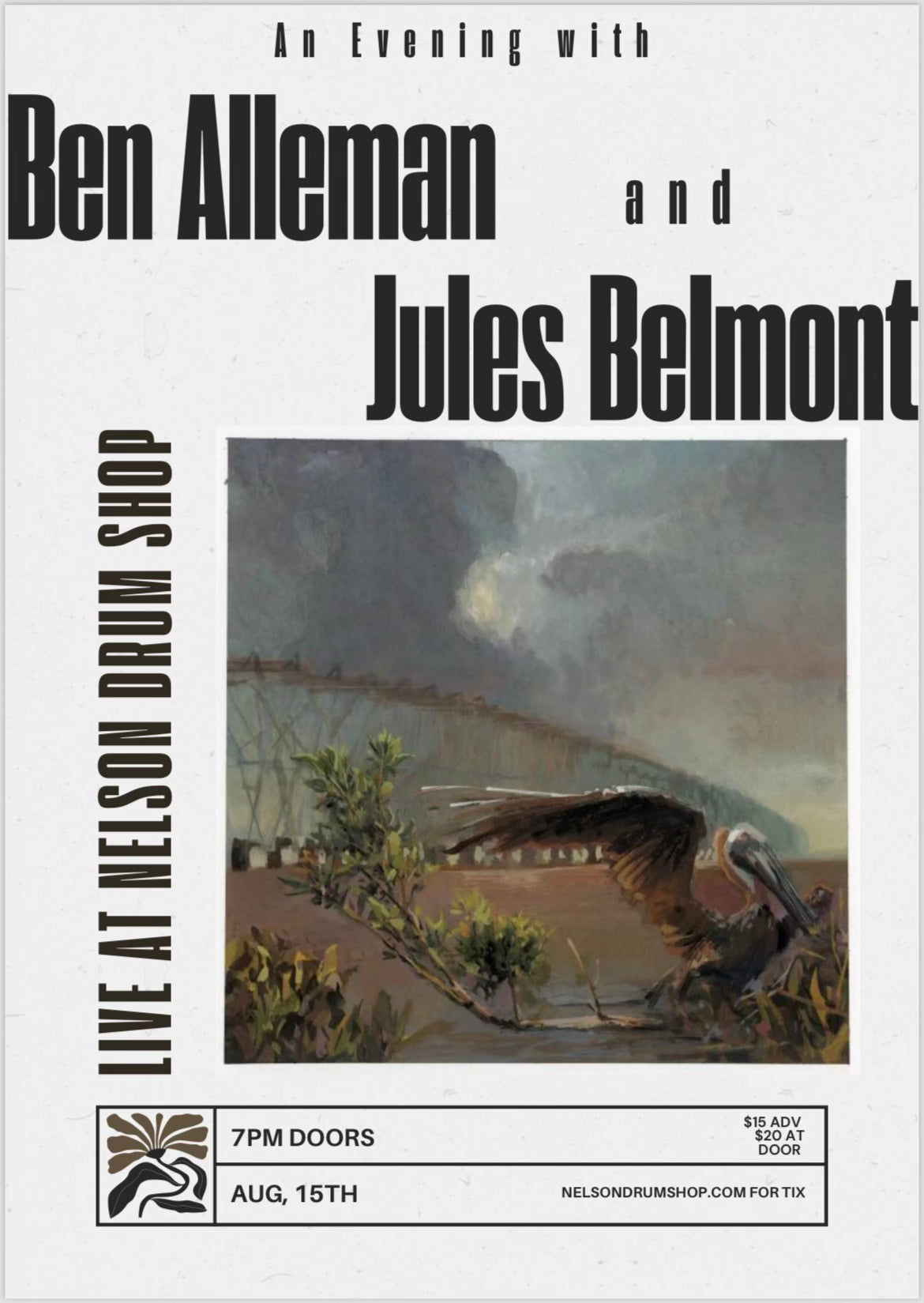 An Evening with Jules Belmont & Ben Alleman - Aug. 15th, 2024