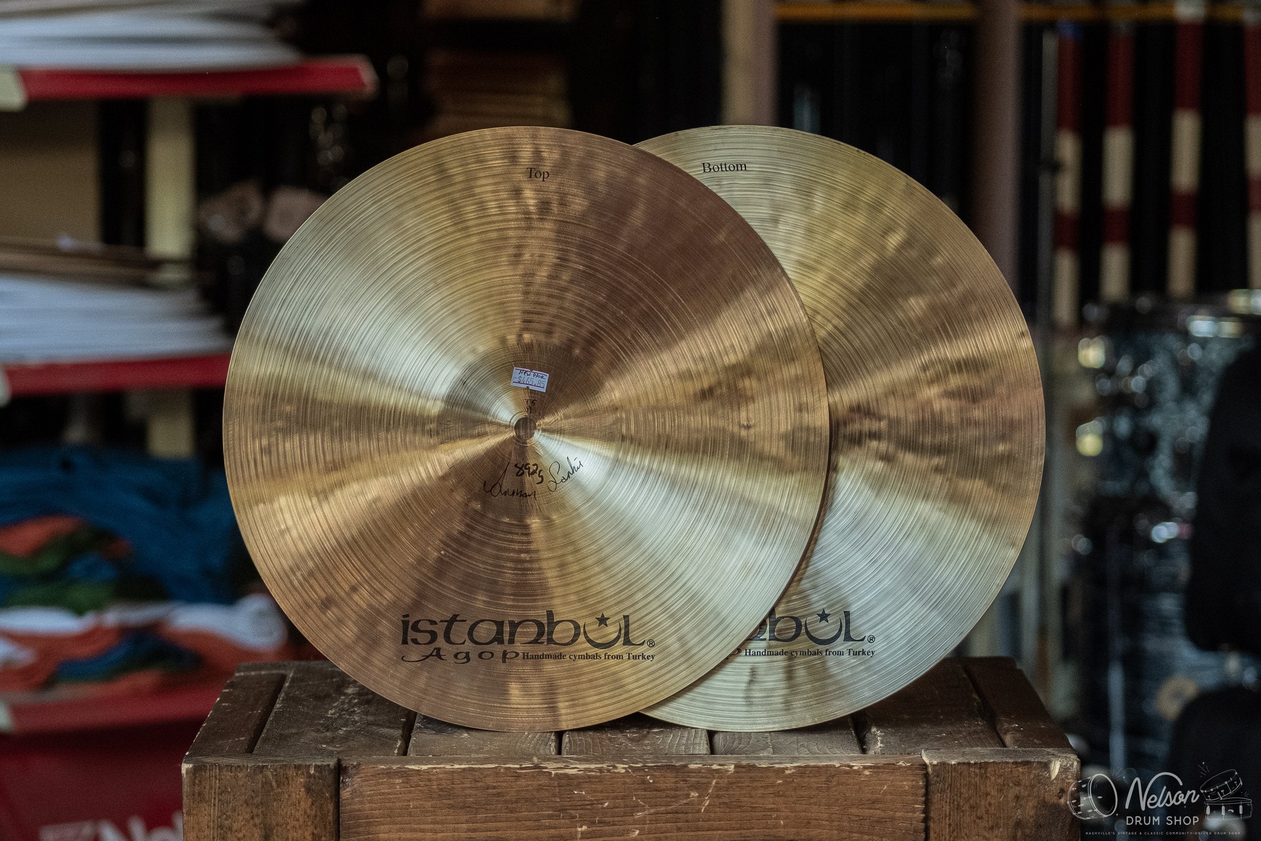 Istanbul Agop Traditional Dark Hi Hats - 14"