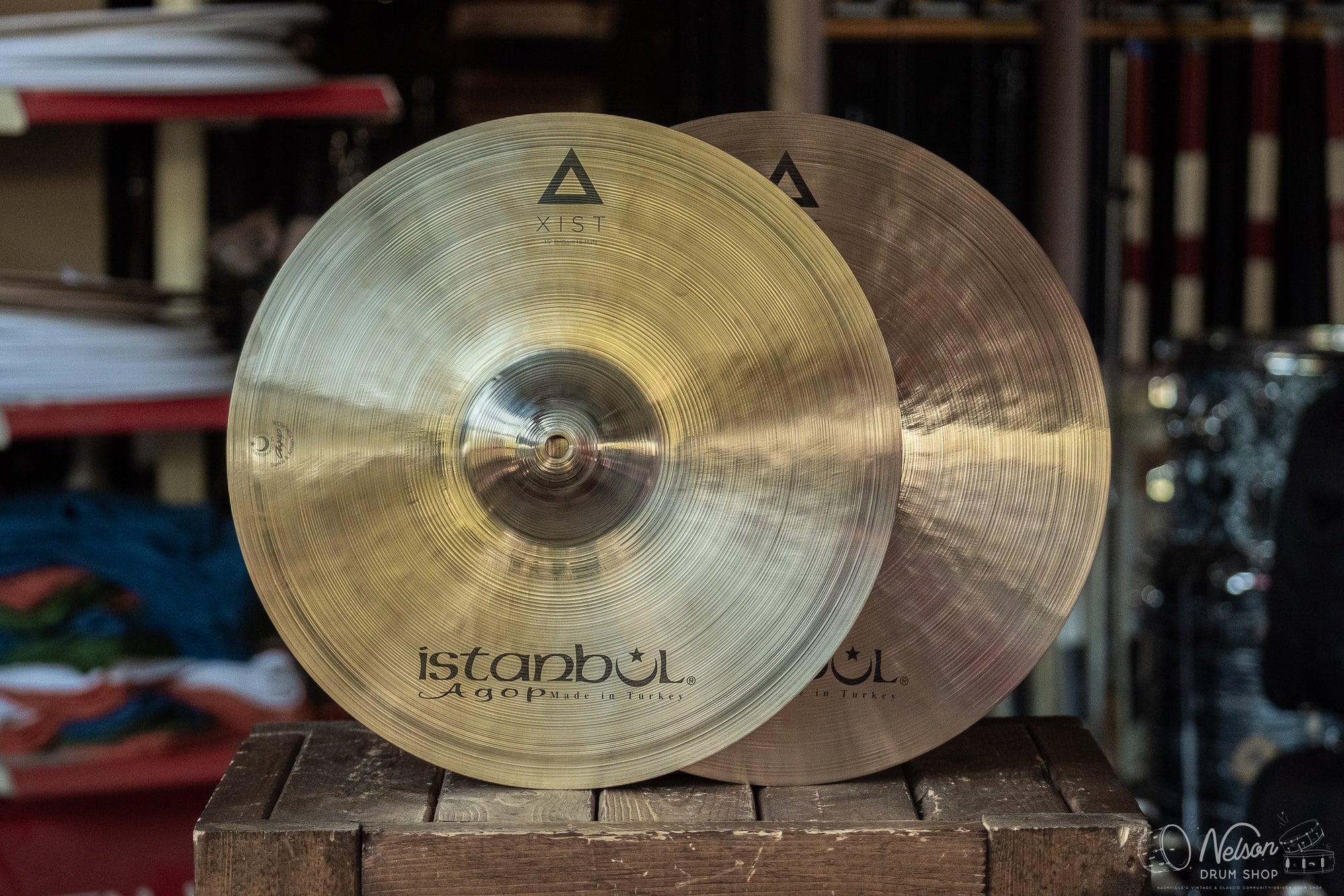 Istanbul Agop Xist Brilliant Hi Hats - 15"