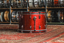 Used Ludwig Classic Maple 'Pro Beat' in Red Sparkle - 14x24, 9x13, 16x16