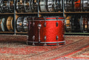 Used Ludwig Classic Maple 'Pro Beat' in Red Sparkle - 14x24, 9x13, 16x16