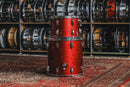 Used Ludwig Classic Maple 'Pro Beat' in Red Sparkle - 14x24, 9x13, 16x16