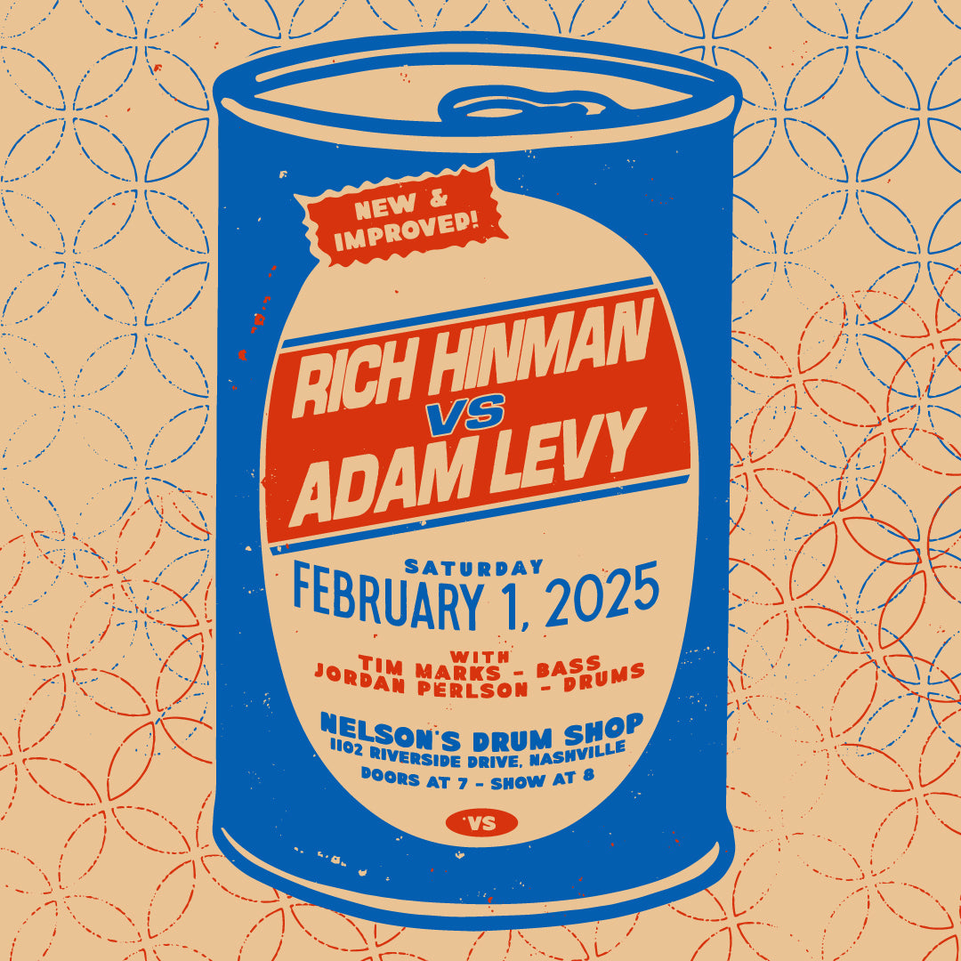 Rich Hinman vs Adam Levy - Feb. 1 @ 8pm