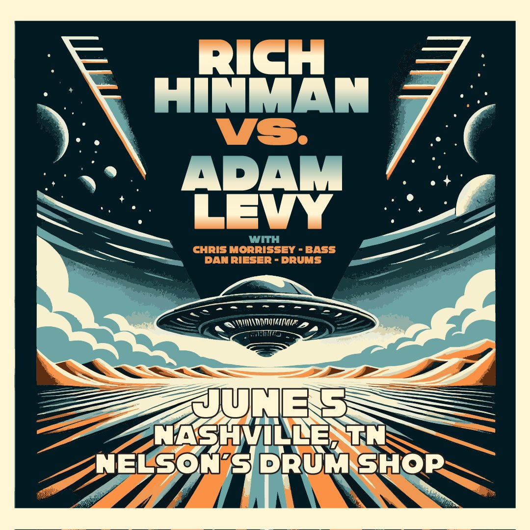 Rich Hinman vs. Adam Levy Album Release Tour - June 5th @ 8pm