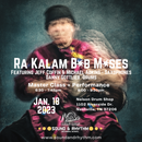 Ra Kalam - Bob Moses Clinic & Concert w/ Special Guest Jeff Coffin, Michael Adkins, and Danny Gottlieb - January 18th