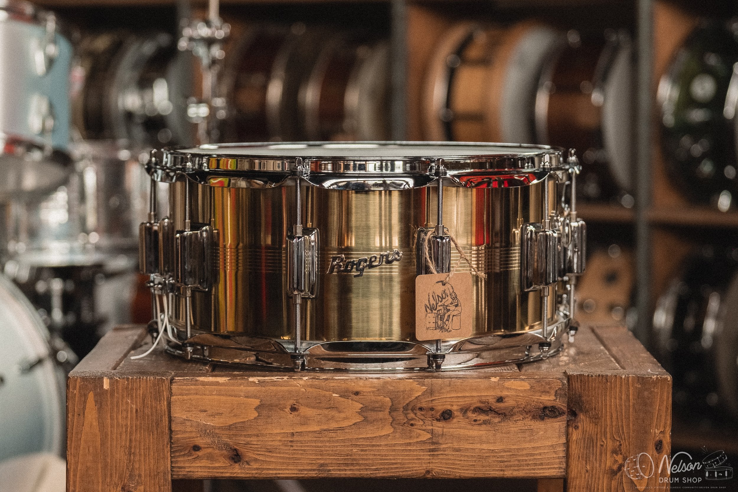 Rogers 'SuperTen' in Brass - 6.5x14