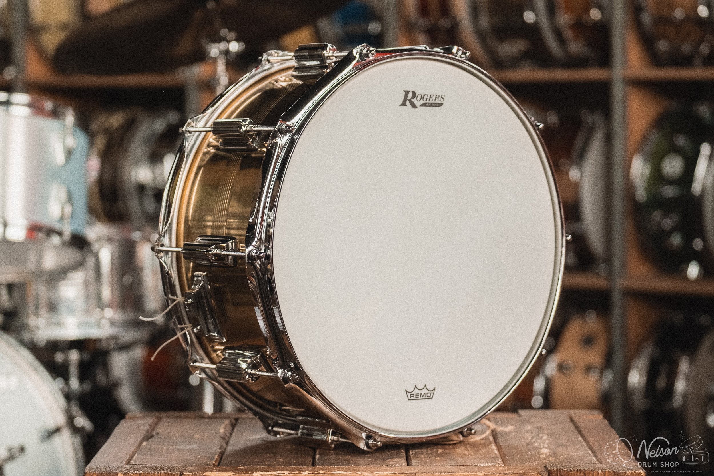 Rogers 'SuperTen' in Brass - 6.5x14