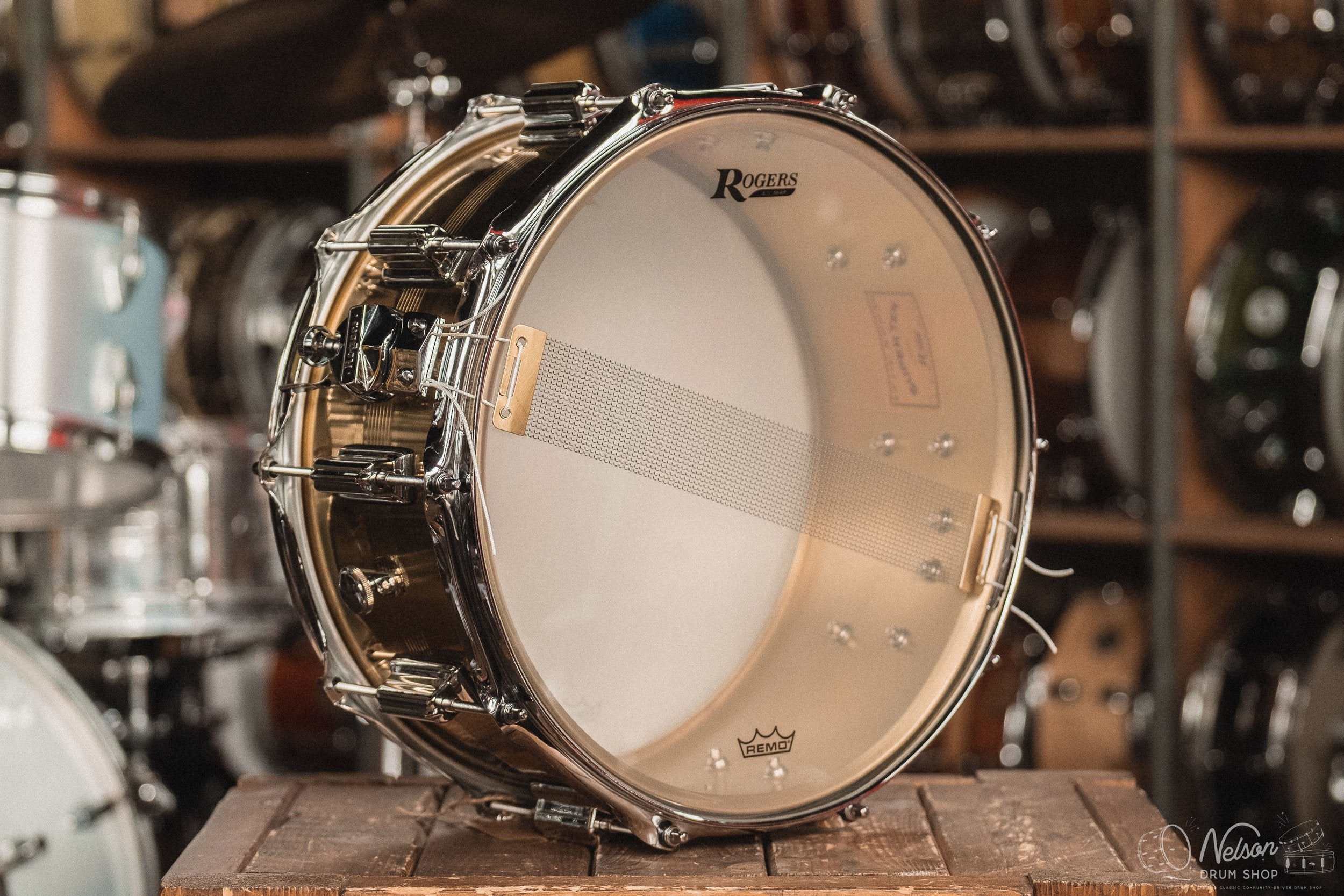 Rogers 'SuperTen' in Brass - 6.5x14