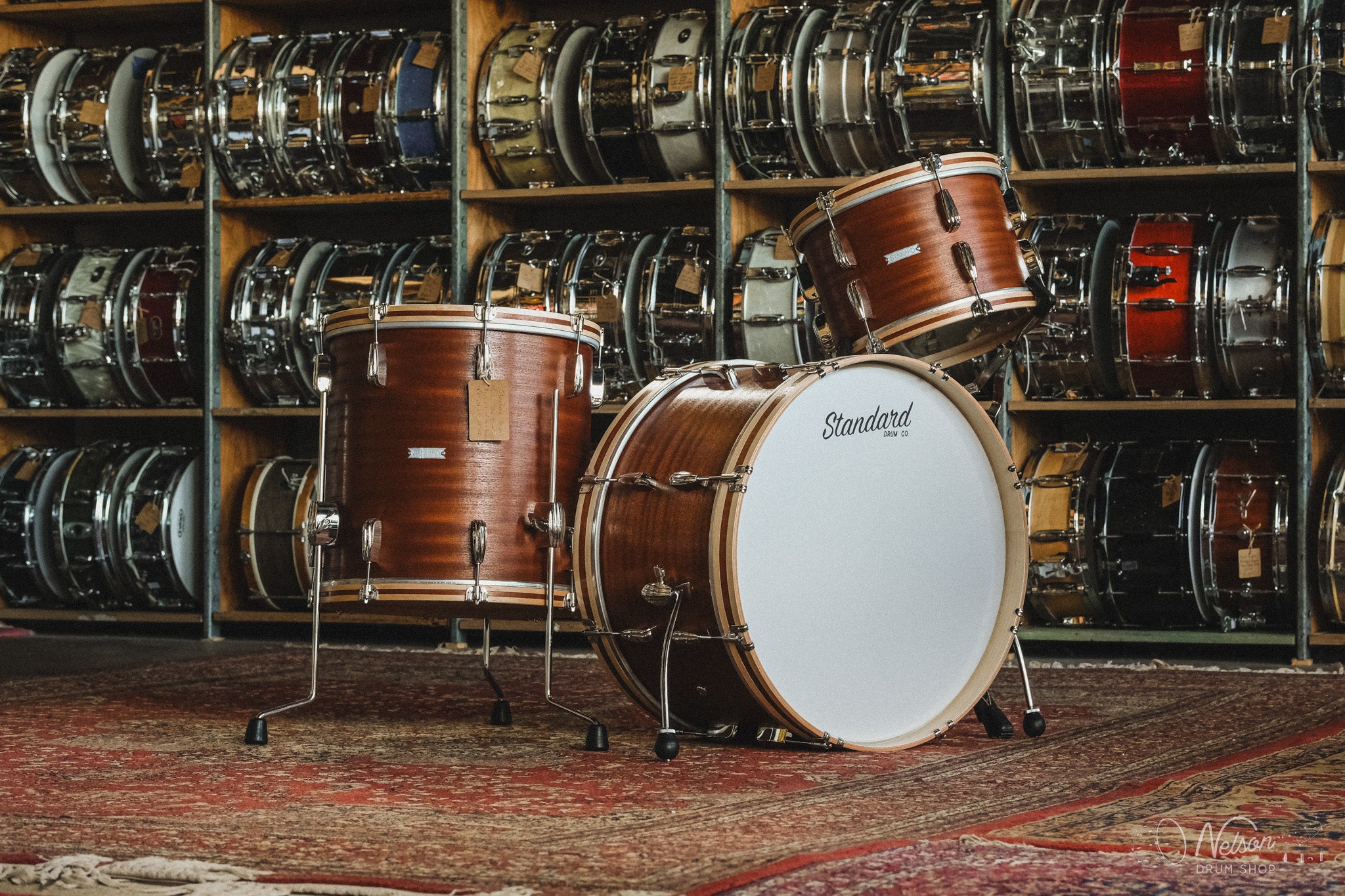 Standard Drum Co. Old Timer Mahogany - 12x22, 9x13, 16x16