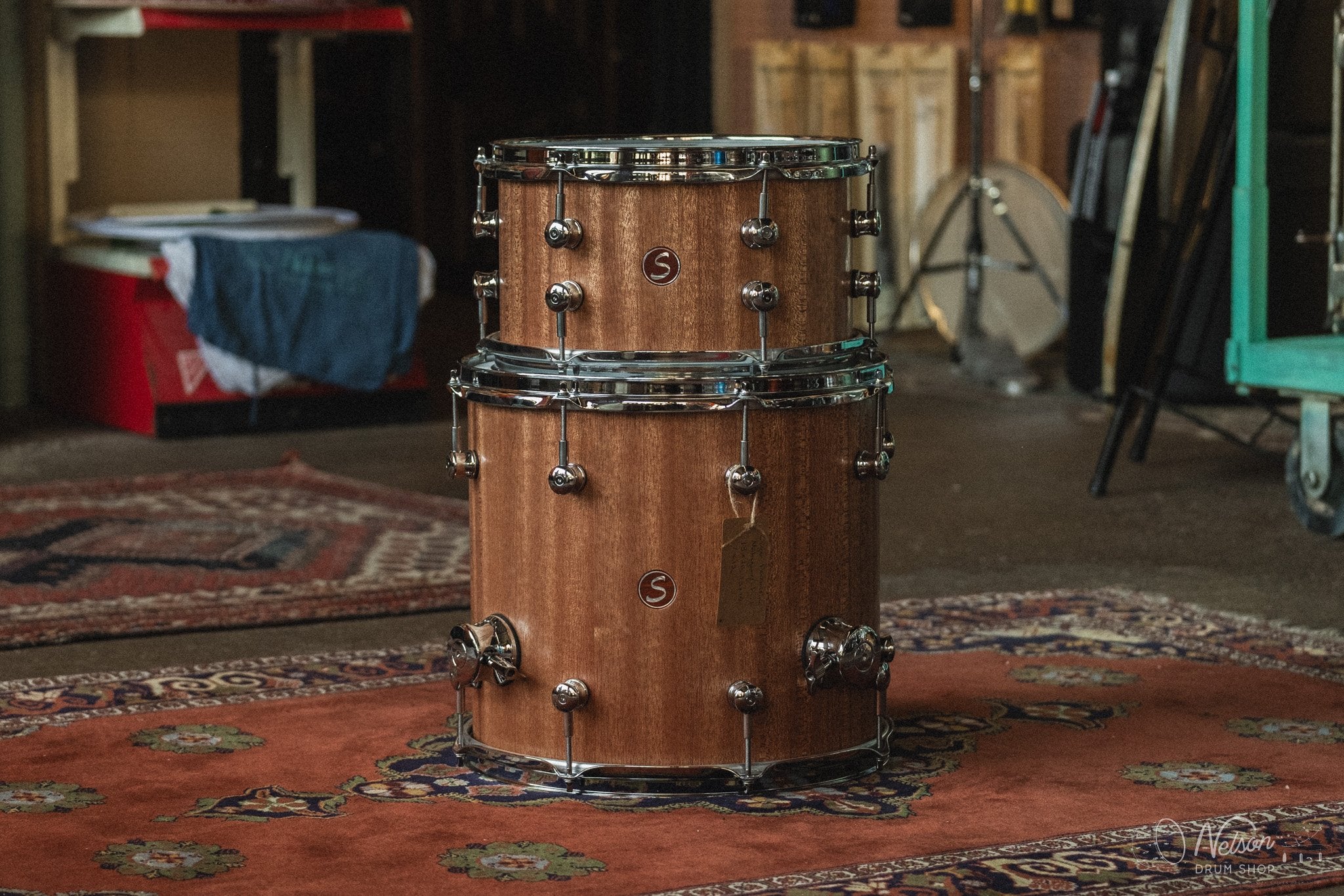 Sugar Percussion Mahogany Kit - 13x20, 13x14, 7x12