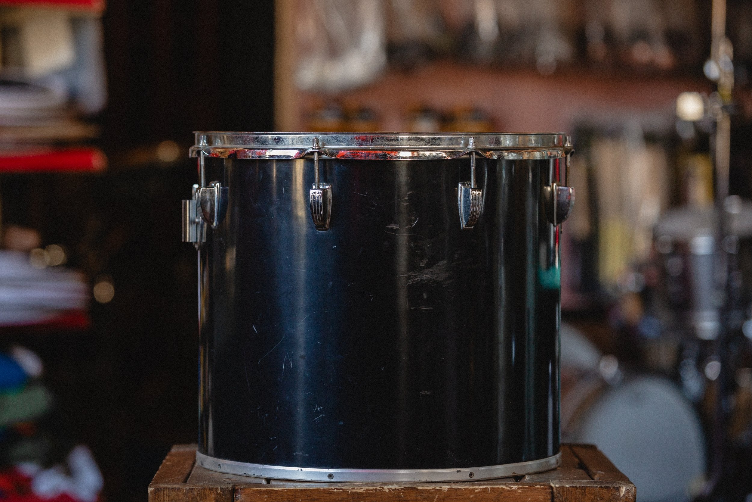 1970s Ludwig Concert Tom in Black Cortex - 14x16