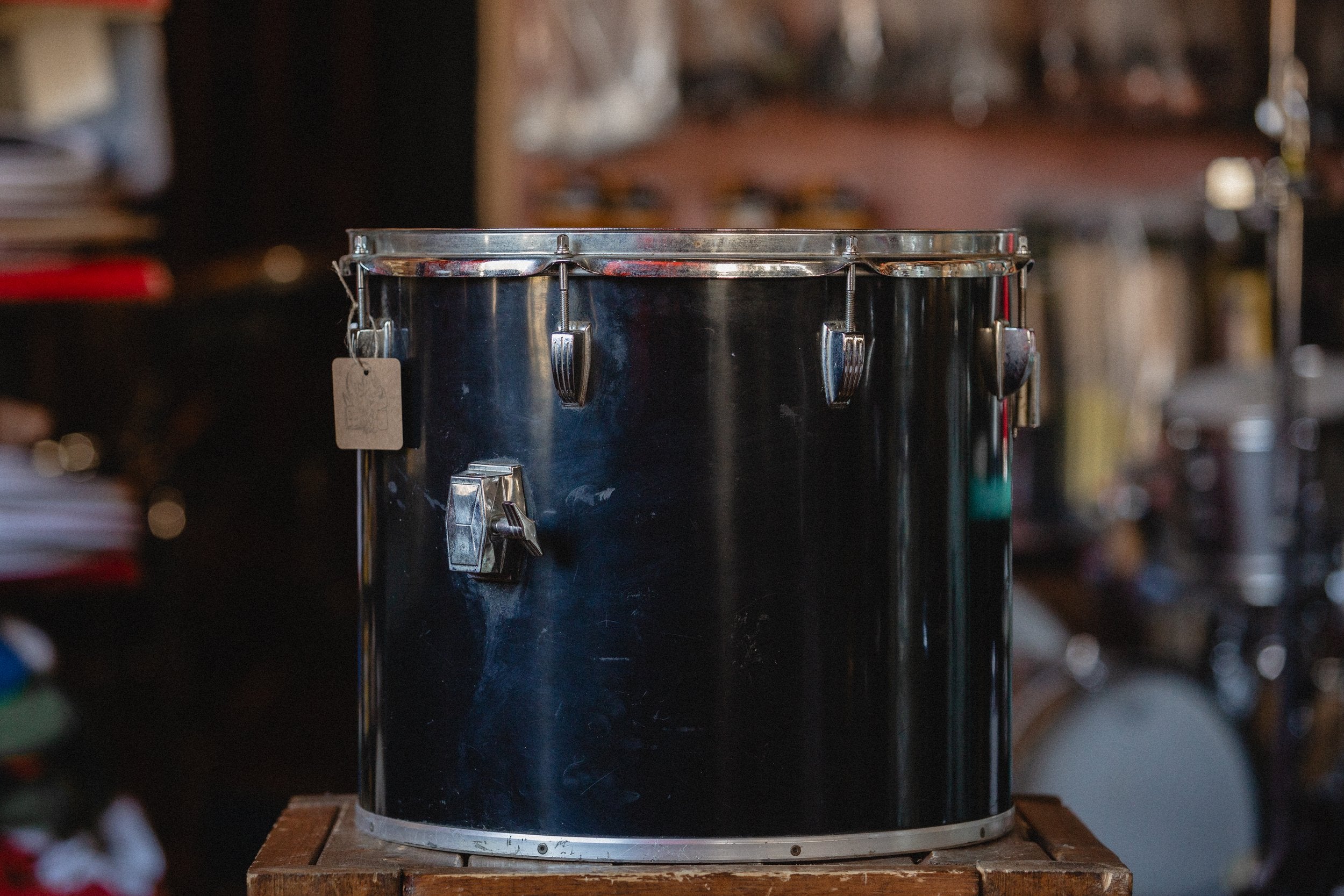 1970s Ludwig Concert Tom in Black Cortex - 14x16