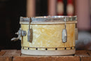 1940s Ludwig Tack Bottom Tom in White Marine Pearl - 7x11