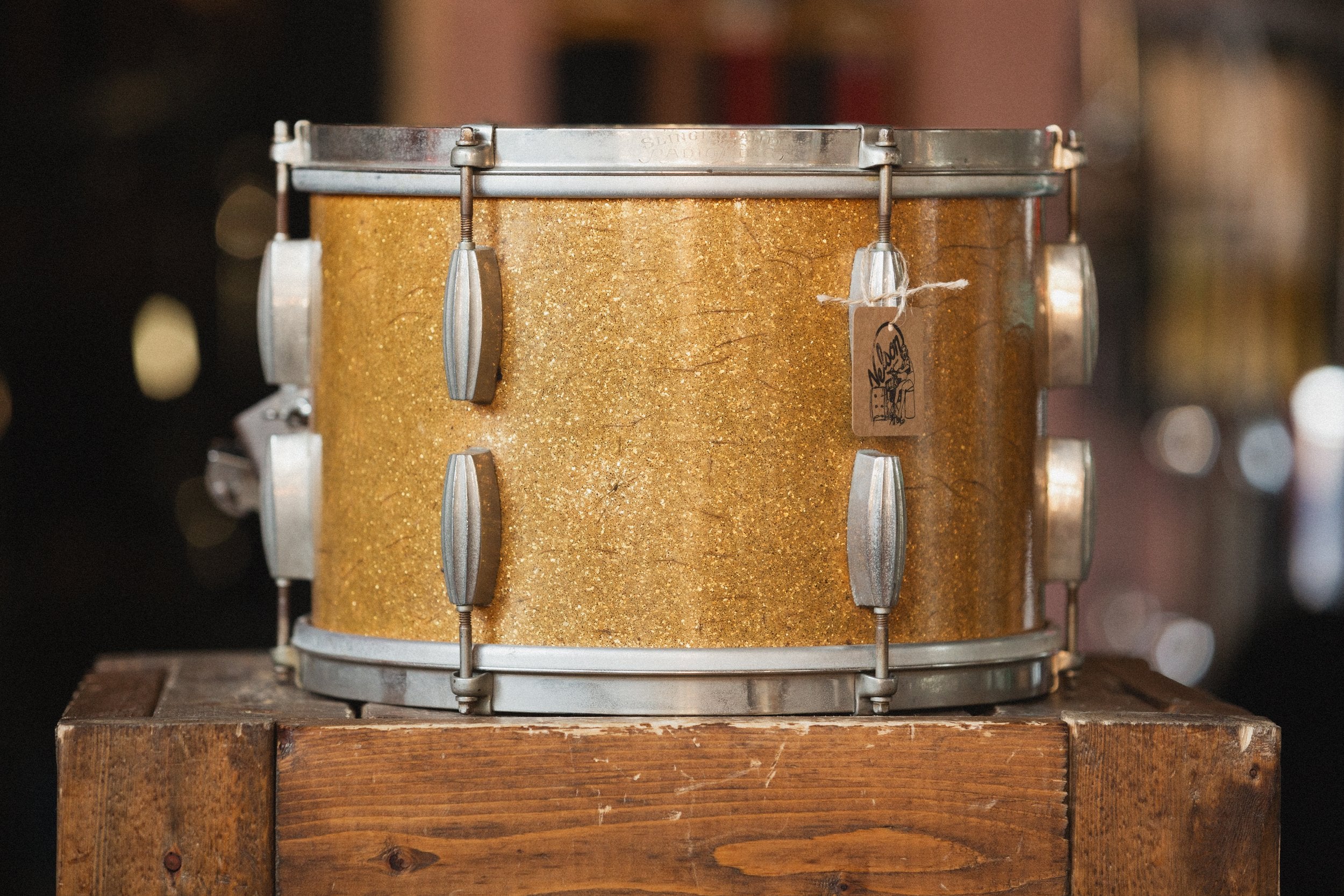 1940s Slingerland Radio King in Sparkling Gold - 9x13