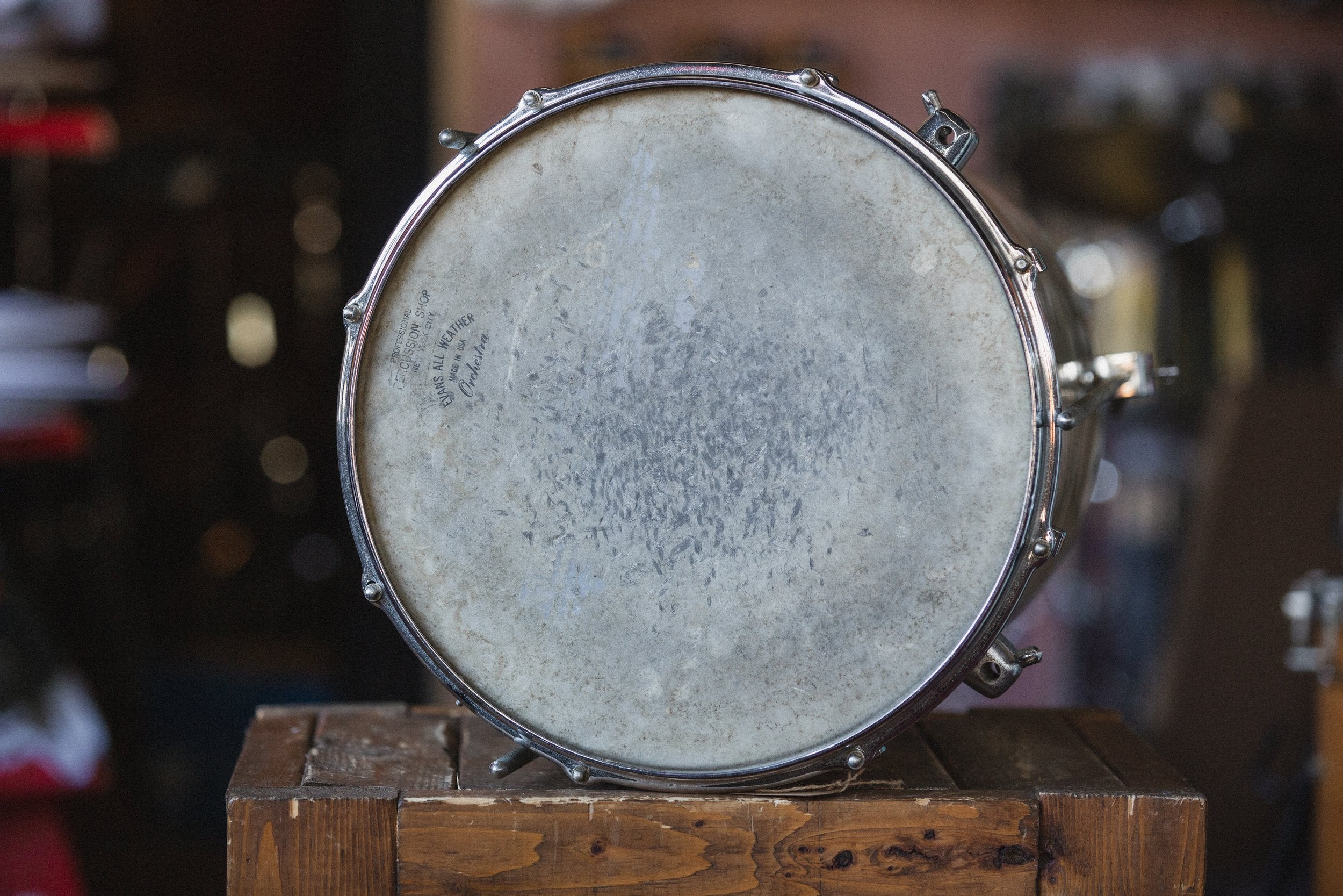 1960s Leedy Cocktail Drum in White Marine Pearl - 20x14