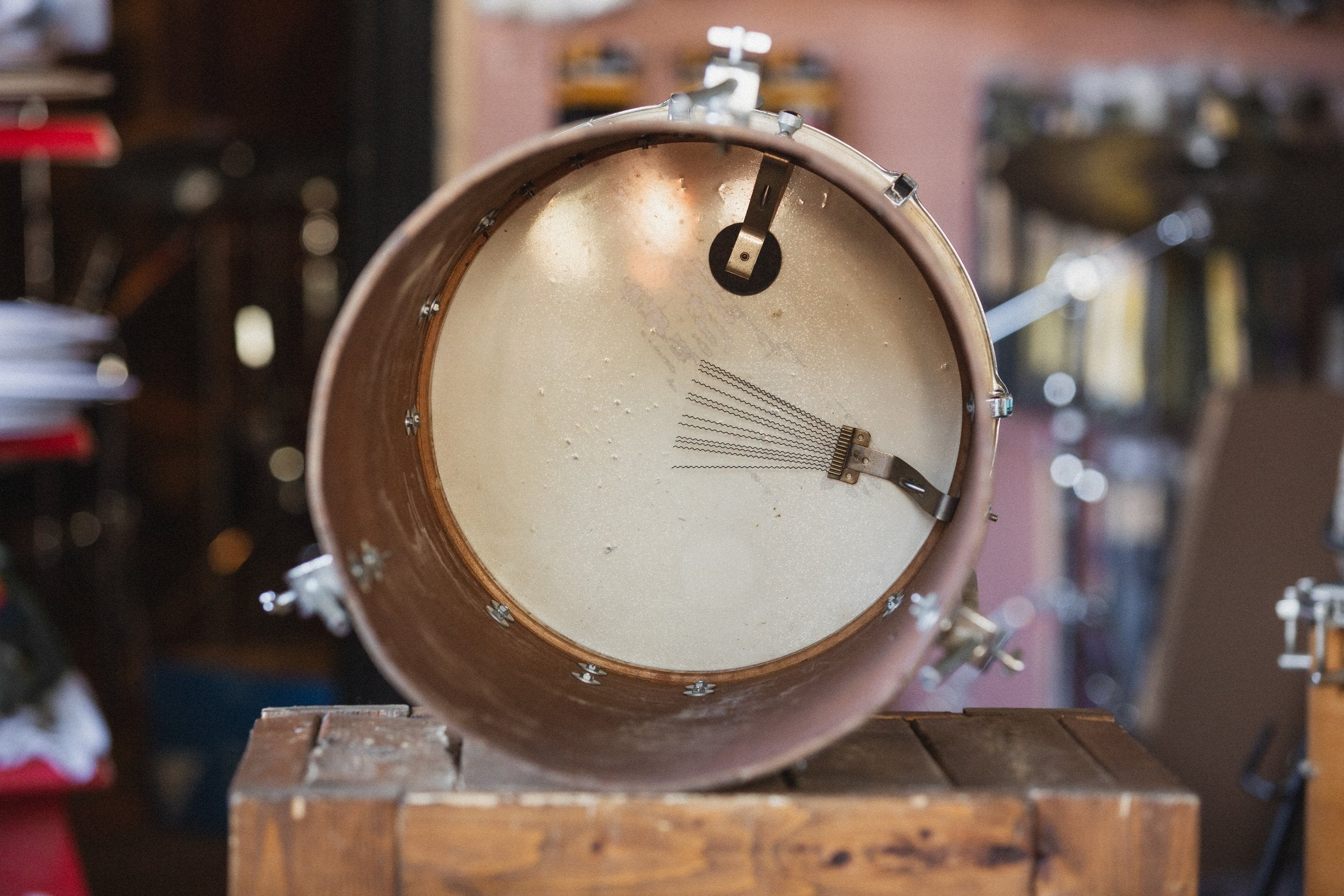 1960s Leedy Cocktail Drum in White Marine Pearl - 20x14